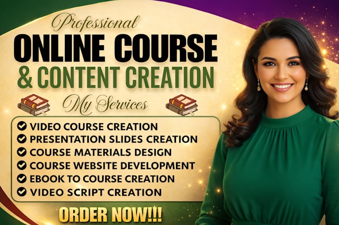 do online course creation, slides, scripts and ebook guides for academy coaches