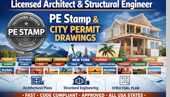 Be your licensed architect and mep, rcc structural permit engineer in ...