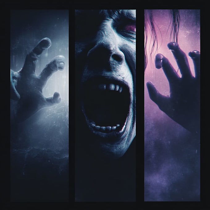 Design horror, creepy and scary thumbnails for youtube by Ionkear | Fiverr