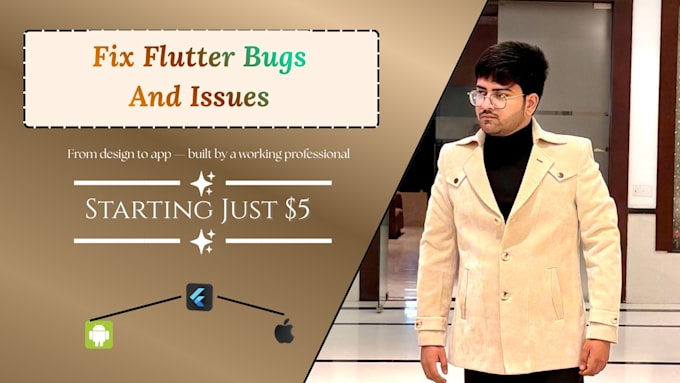 debug and fix flutter app crashes, bugs, and performance issues