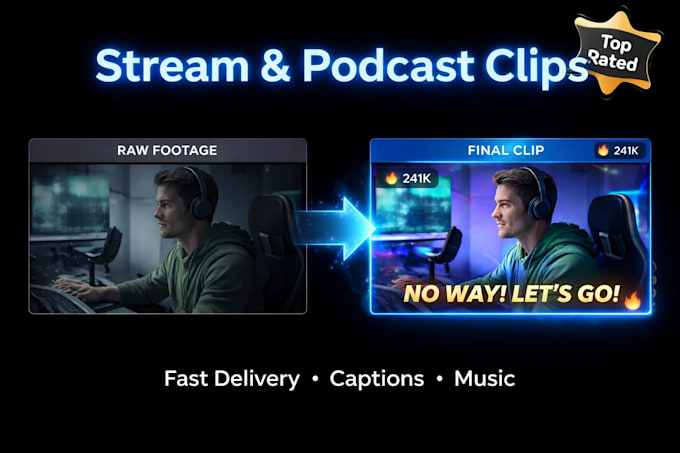 edit viral stream highlights and clips
