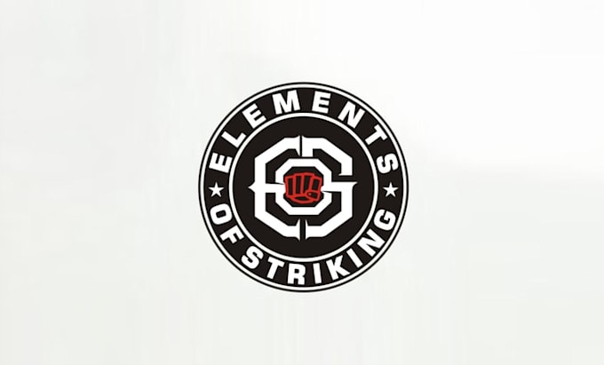 design monogram mixed martial arts logo