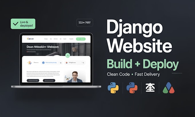 build and deploy a python django website with clean code