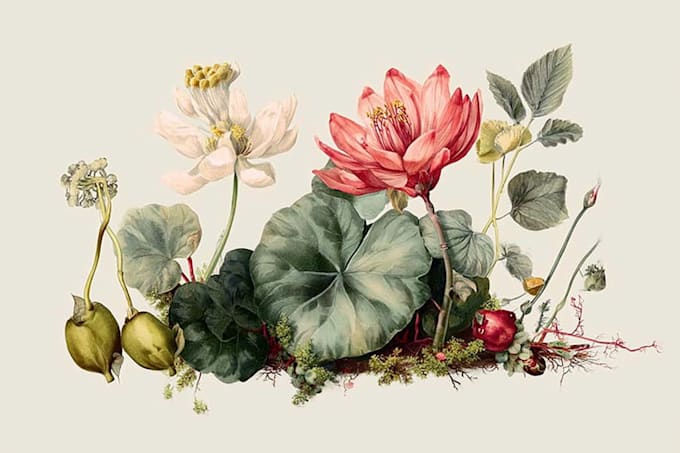 create vintage botanical illustrations with scientific accuracy