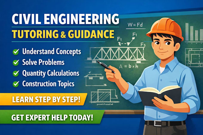 tutor you in civil engineering and explain concepts and problems
