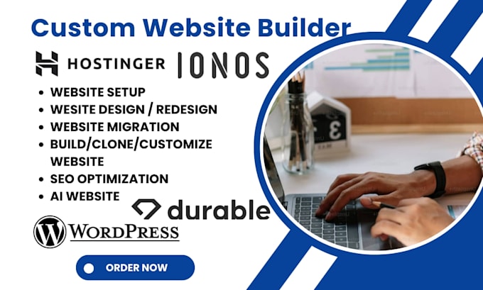 build ionos redesign ionos website durable ai website wordpress hostinger websit