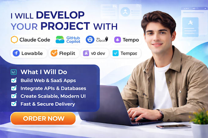develop your project with claude code github copilot v0 dev lovable tempo
