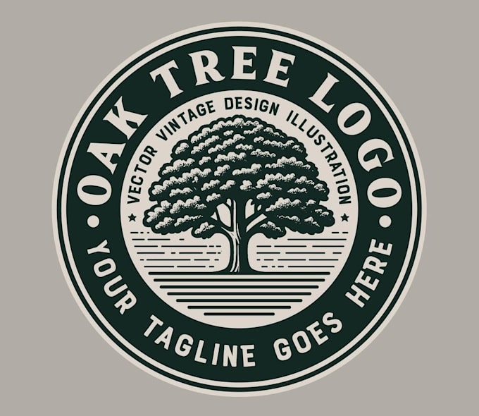 create a minimalist tree logo design for your business