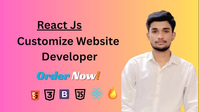 develop a responsive react js frontend website