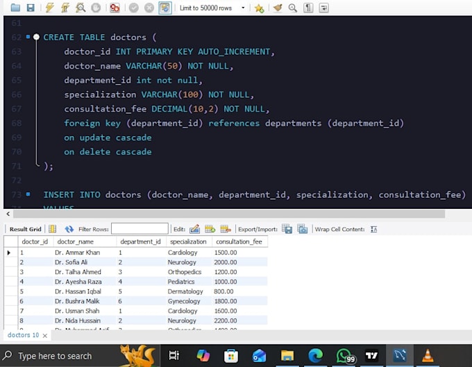 write sql queries do data cleaning and analysis