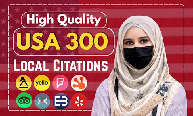 boost your local SEO with 300 manual USA local citations