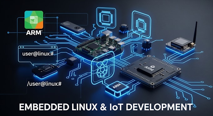 develop customize embedded linux solutions for iot, arm, raspberry pi project