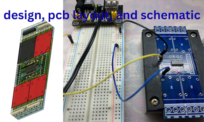design pcb circuit, pcb design, pcb schematic, fabrication gerber and bom