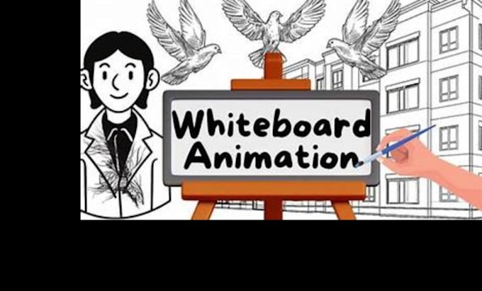 create whiteboard animations and 2d animations