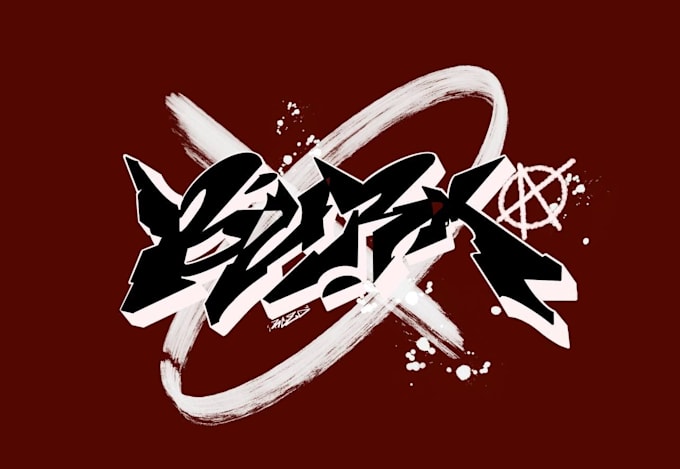 draw custom graffiti letters