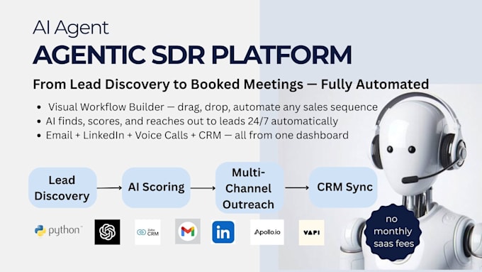 build an ai sales agent platform to automate lead generation