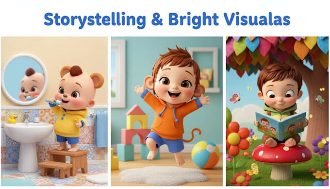 Create colorful kids animation videos with engaging storytelling by ...