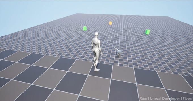 create a modular ai turret system in unreal engine 5
