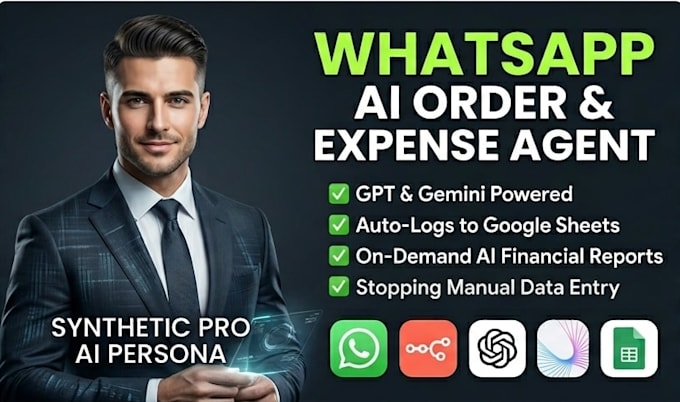 build whatsapp automation expense tracker using n8n or API