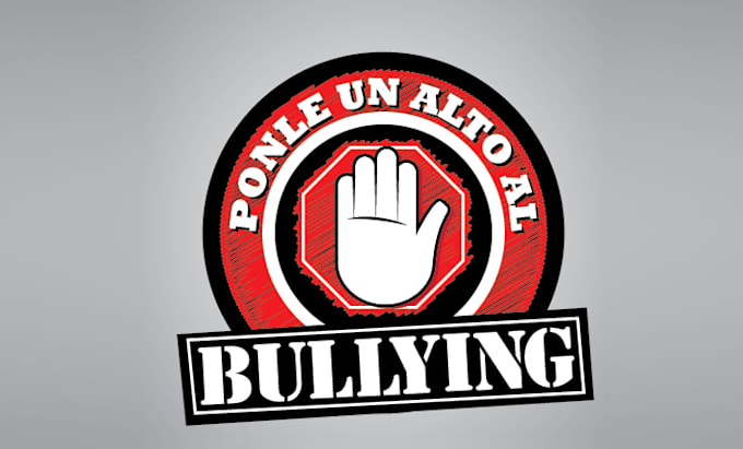 design monogram super stop bullying logo