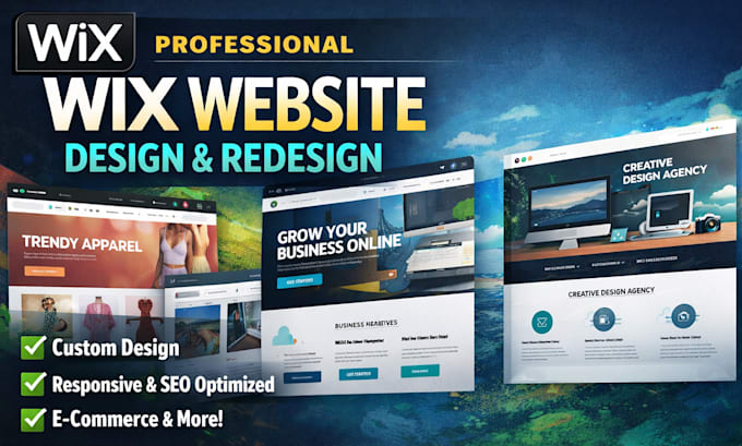 be your wix website development wix landing page wix redsign wix website design