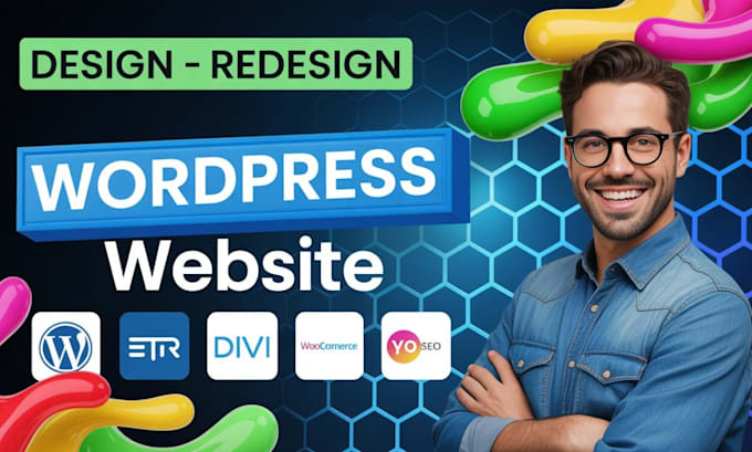 design or redesign a responsive wordpress website