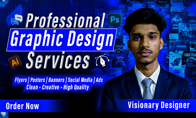 create professional graphic design for your business and brand
