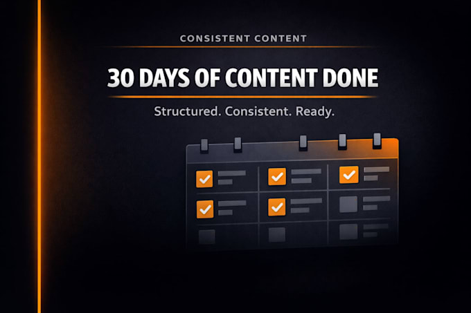 create a social media content calendar with captions