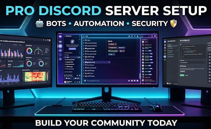 discord server setup custom discord nft gaming discord bot setup
