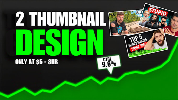 design professional youtube thumbnail