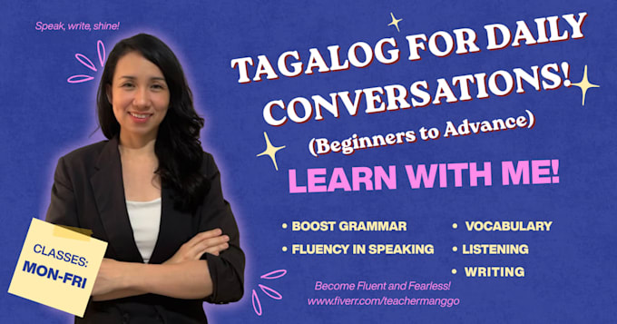 be your online tagalog or filipino language tutor