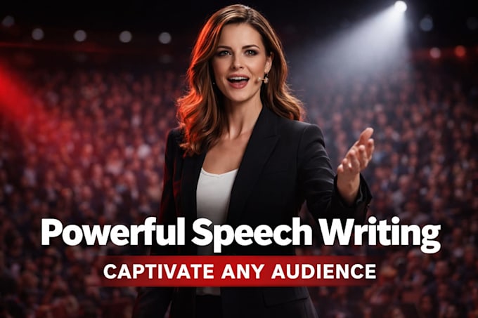 write a powerful keynote speech or presentation that captivates your audience