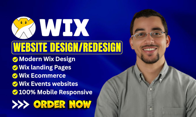 build wix website design, redesign business wix website, website development
