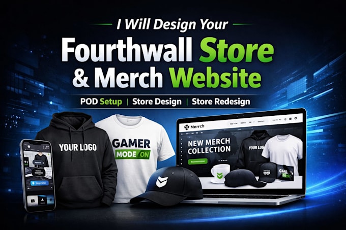 design fourthwall website store fourthwall merch pod fourth wall redesign