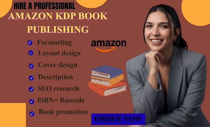 provide book publishing support for amazon KDP