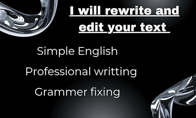 proofread rewrite and simplify english text