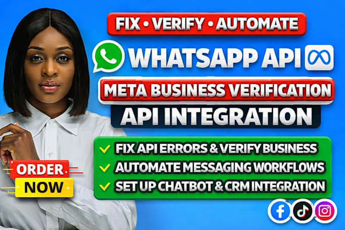 fix verify automate whatsapp api meta business verification api integration