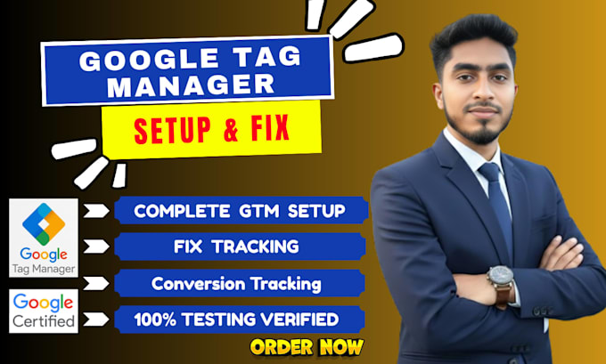 setup or fix conversion tracking and google tag manager GTM for leads