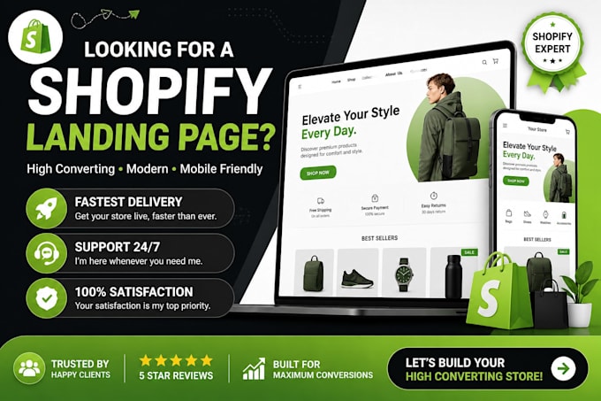 design high converting shopify landing page using replo gempages pagefly shopify