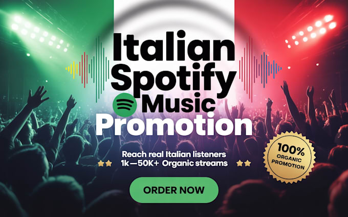 do italian spotify music promotion