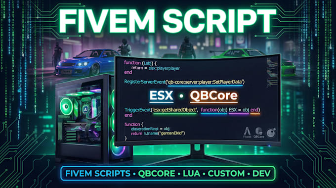 Script fivem, scripts fivem qbcore lua, scripts personalizados ...