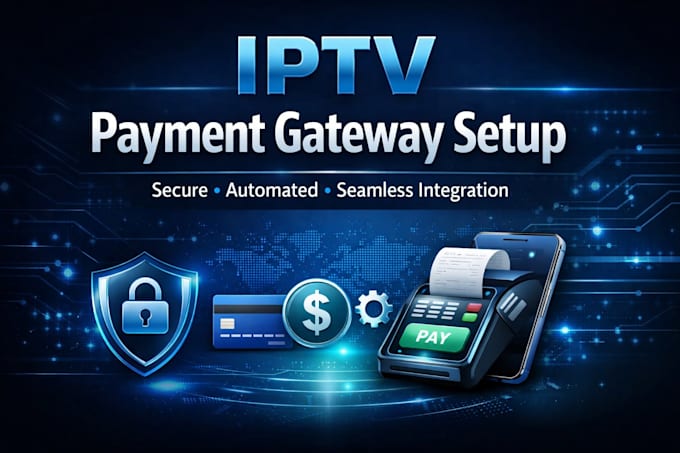 integrate secure payment gateway into your iptv app or panel