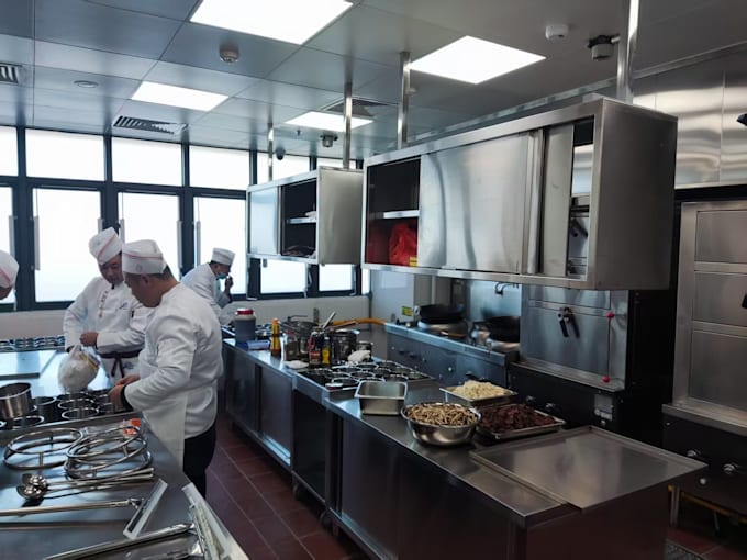haccp compliant commercial kitchen cad layout design