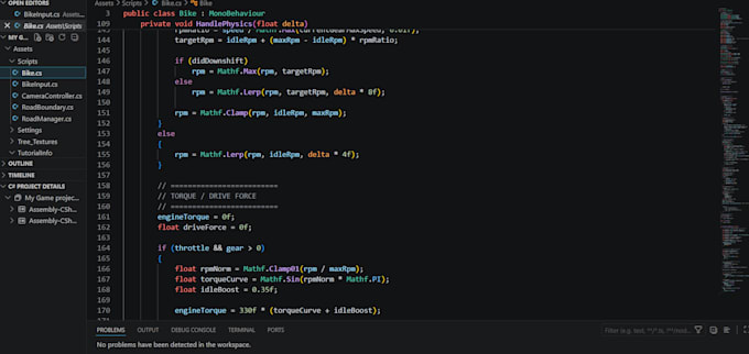 write, fix and optimize unity csharp scripts