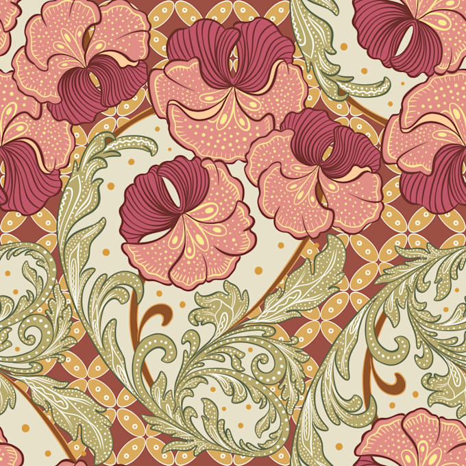 cultural and ethnic seamless pattern