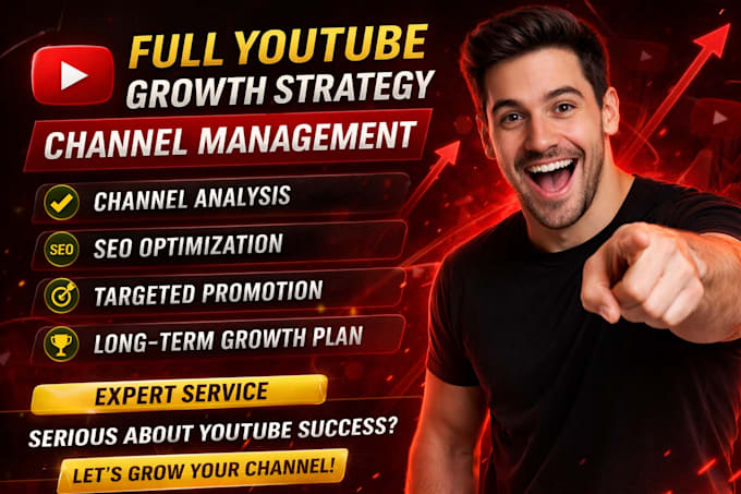 complete youtube growth promotion, strategy for your channel