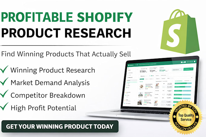 do shopify product research for winning products