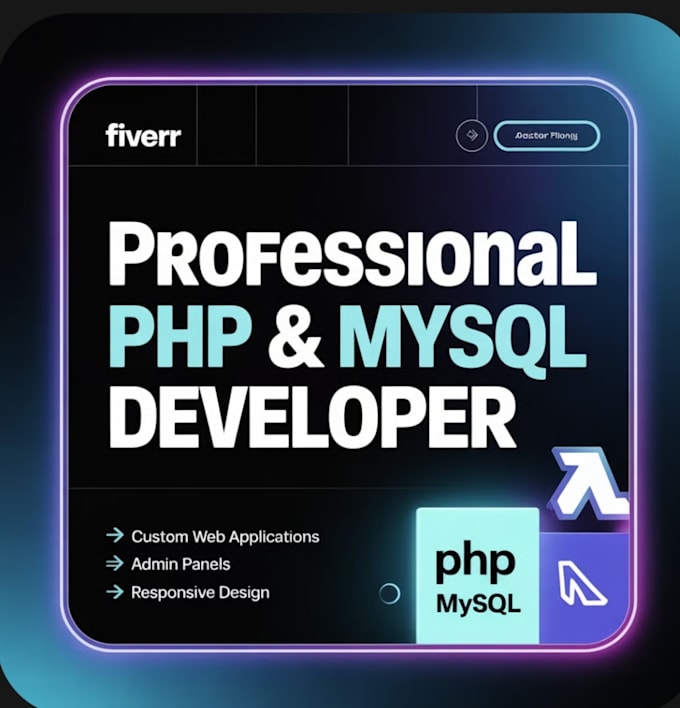 build a responsive simple website using PHP and mysql