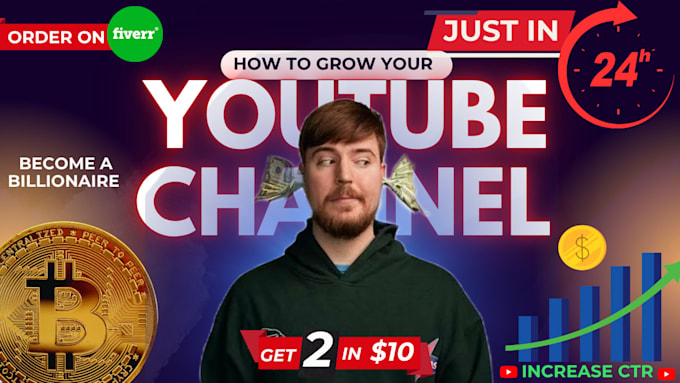 grow your youtube channel using high CTR thumbnails