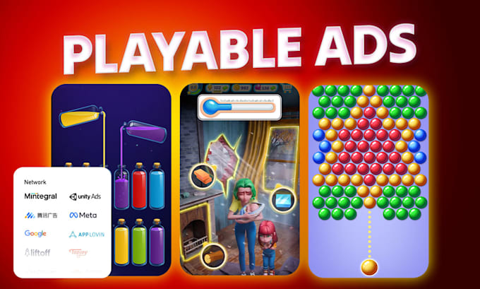 produce HTML5 playable ads for your game campaigns